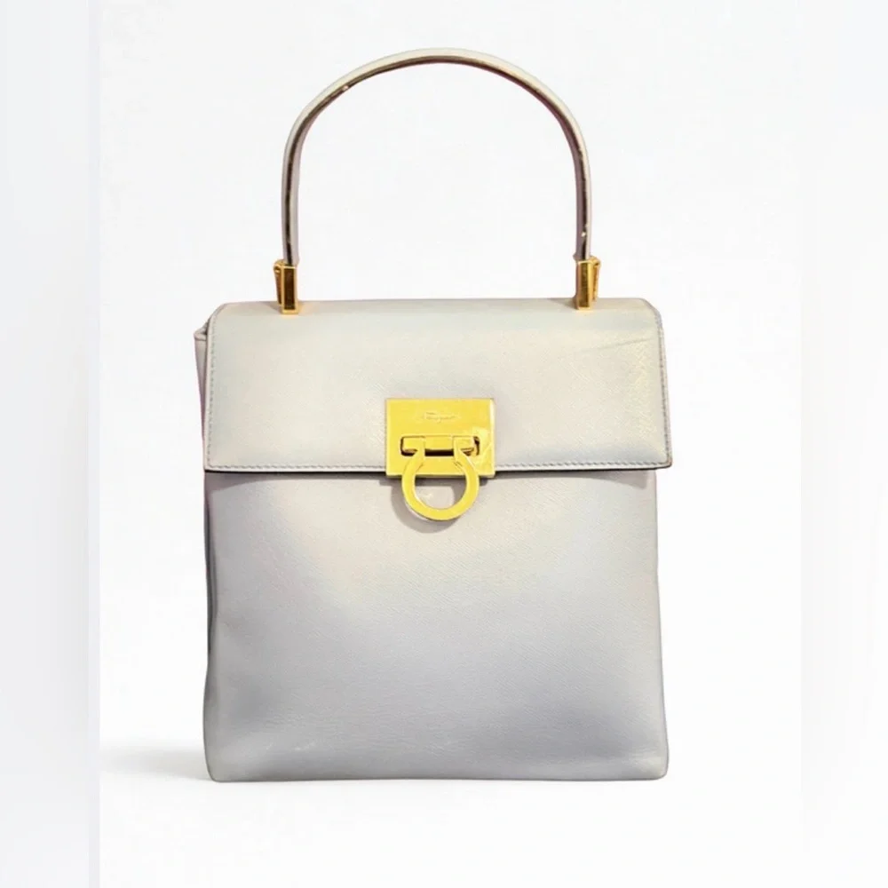 Salvatore Ferragamo Gancini Top Handle Bag